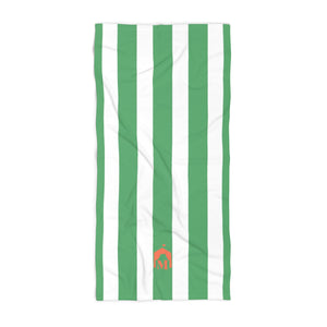 Bold Stripe Beach Towel - Green