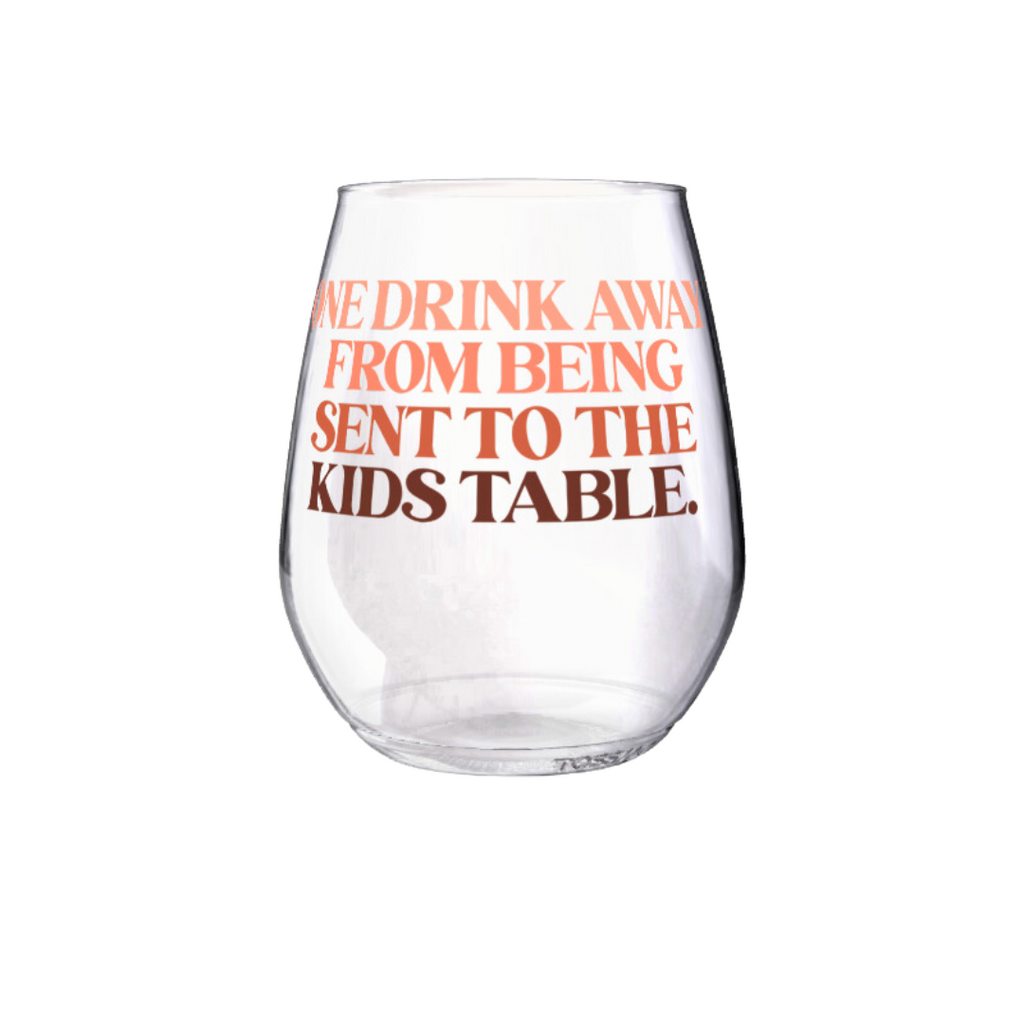 Shatterproof Wine Glass Set - Kids Table