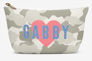 Camo Monogrammed Pouch