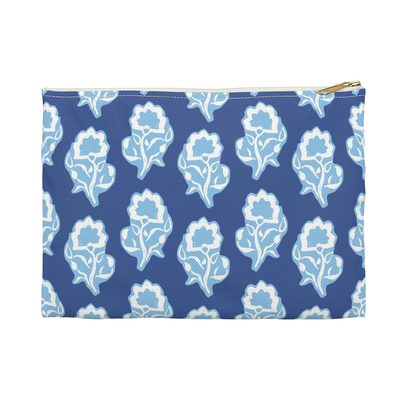 Patterned Small Flat Zip Pouch