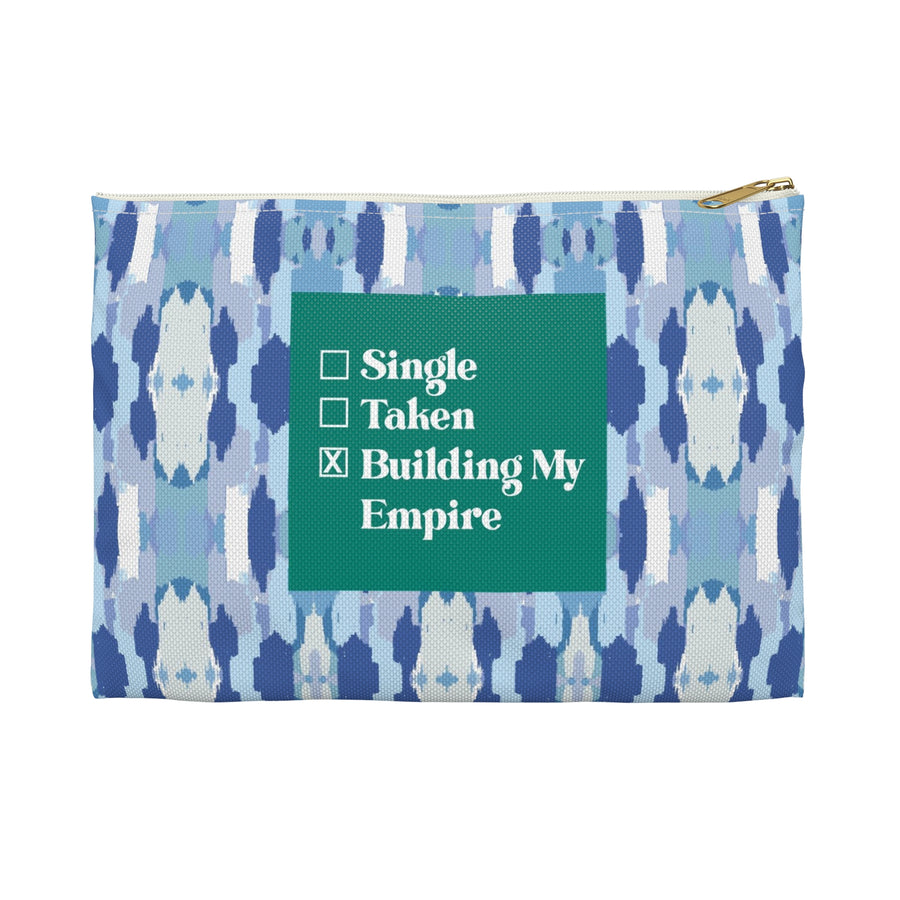 Small Flat Zip Pouch - Empire