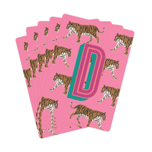 Tigers Monogrammed Playing Cards