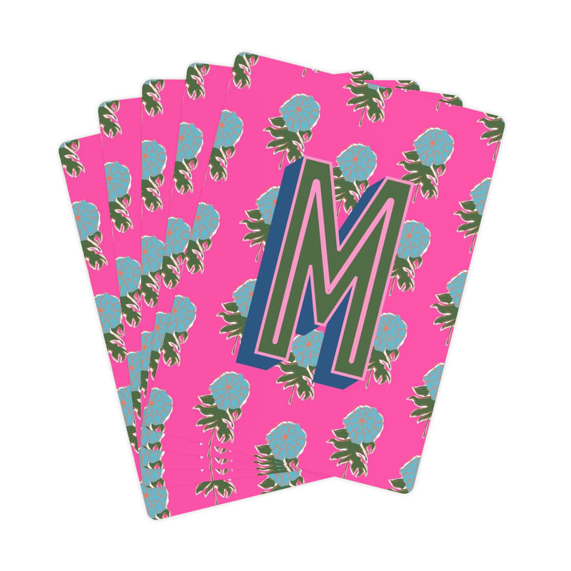 Kyra Monogrammed Playing Cards