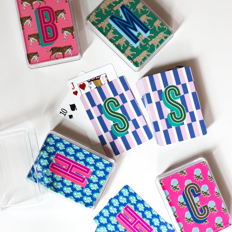 Kyra Monogrammed Playing Cards