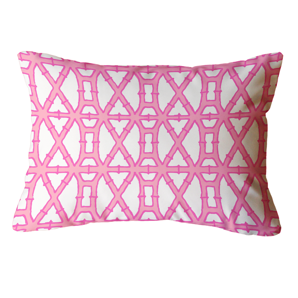 Bamboo Indoor/Outdoor Pillow - Lumbar - New Colors!
