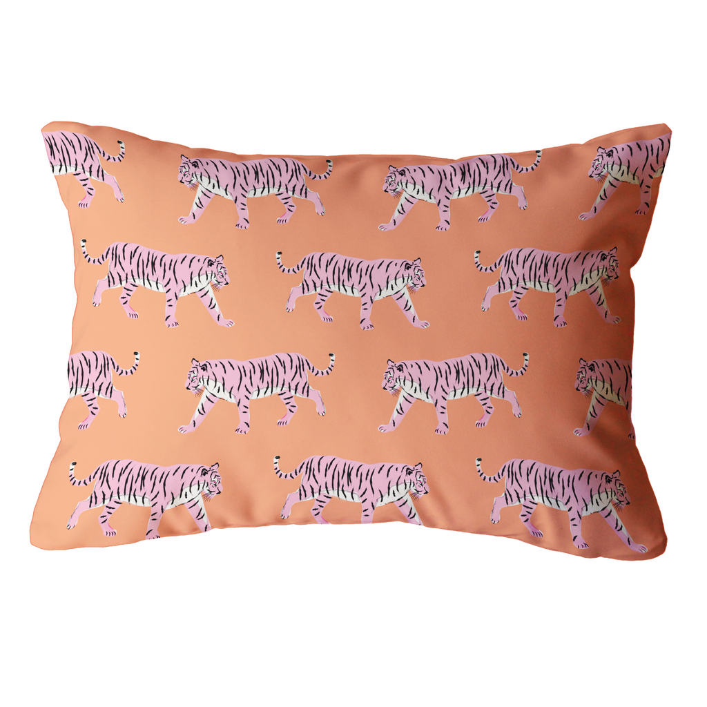 Tigers Indoor/Outdoor Pillow - Lumbar