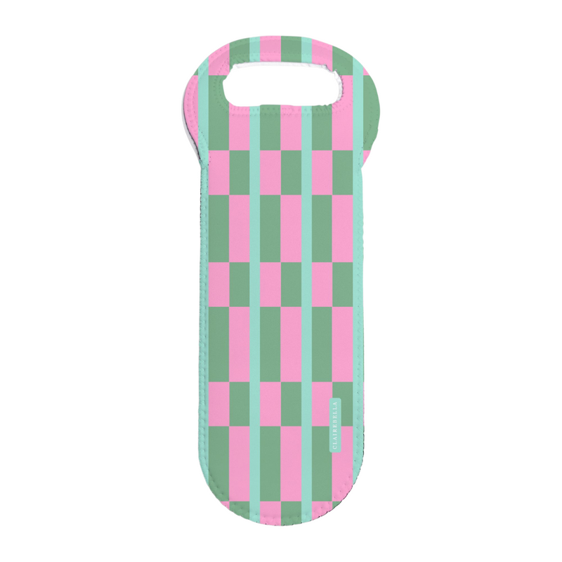 Patterned Wine Bag