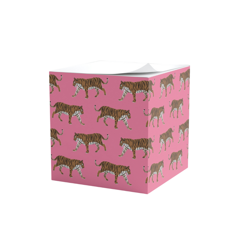 Tigers Sticky Note Cube