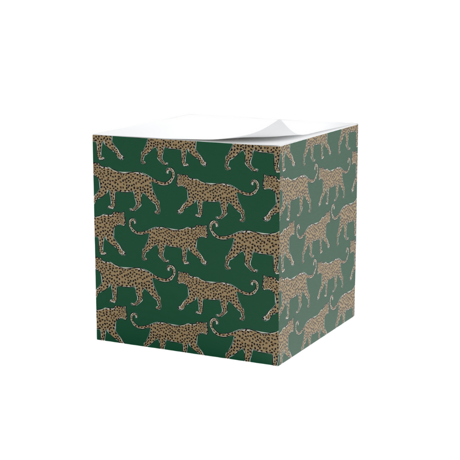Leopards Sticky Note Cube