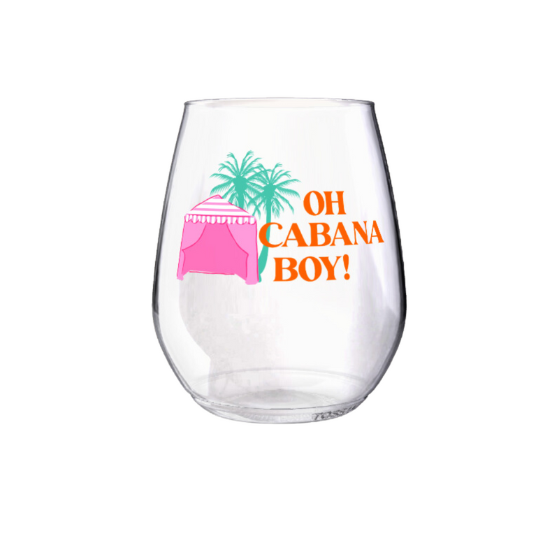 Shatterproof Wine Glass Set - Oh Cabana Boy
