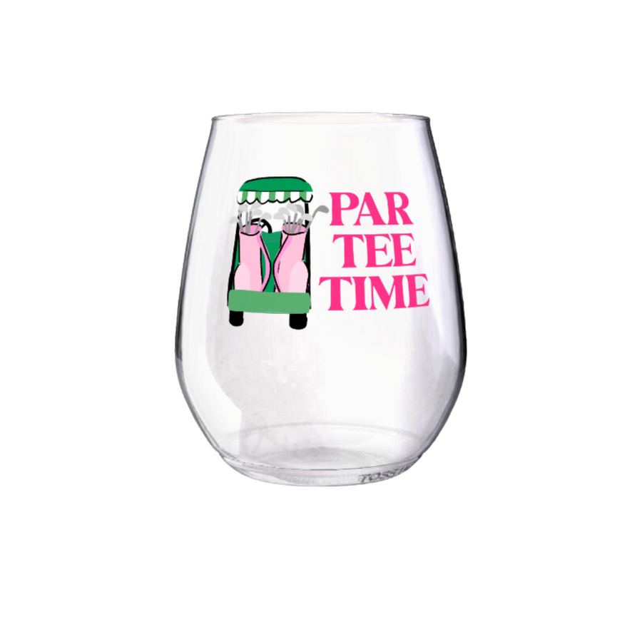 Shatterproof Wine Glass Set - Par Tee Time