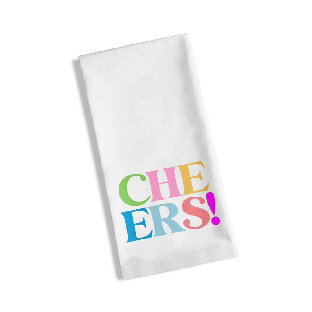 Hostess Towel - Graphic Cheers!
