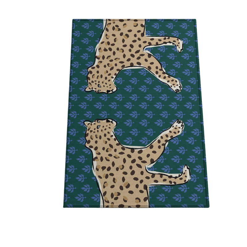 Leopard Flora Rug - New!