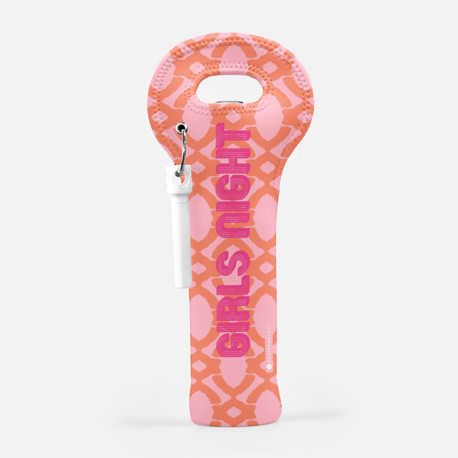 Langley Pink Wine Bag