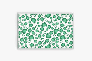 Holiday Spots Green Acrylic Tray