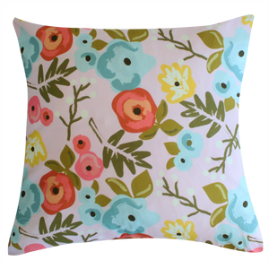 Bloom Blush Pillow Cover Selection