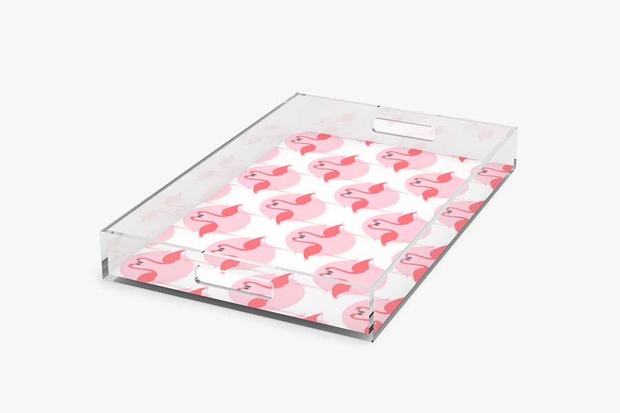 Flamingo Acrylic Tray