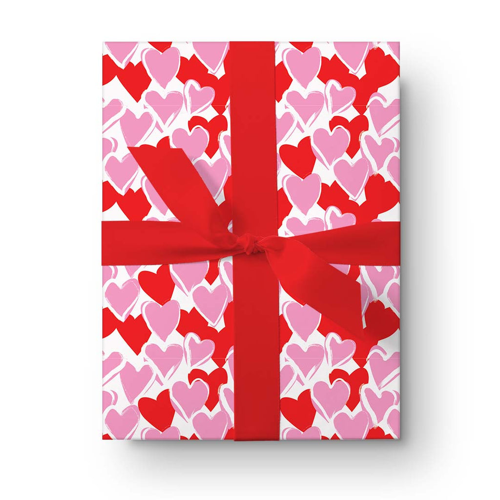 Gift Wrap - Happy Hearts