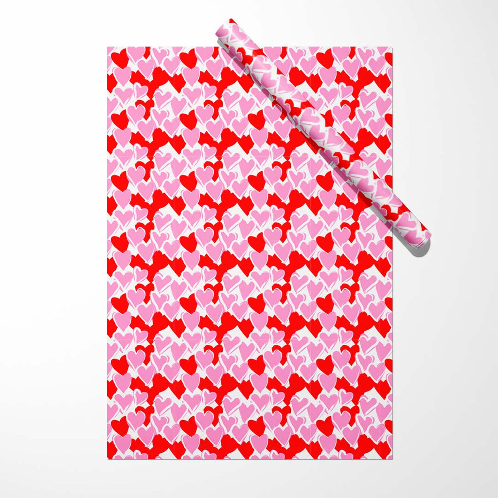 Gift Wrap - Happy Hearts