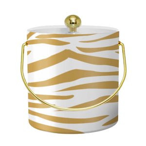 Holiday Jungle Stripe Ice Bucket