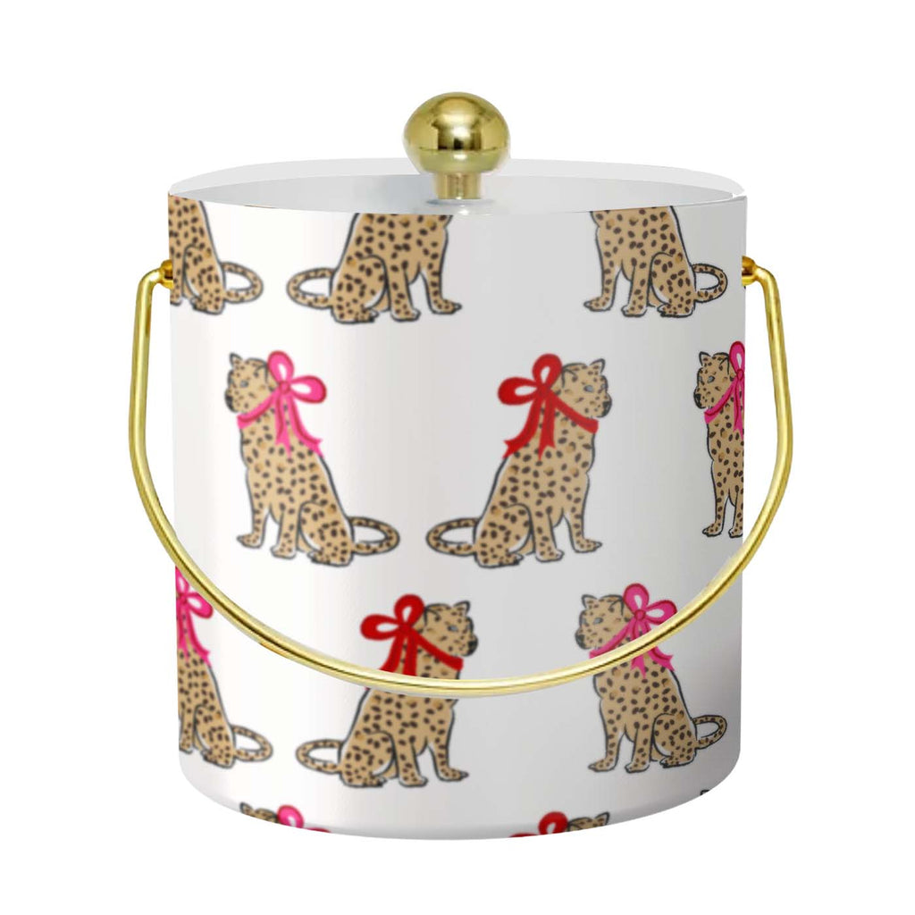 Holiday Leopards Ice Bucket