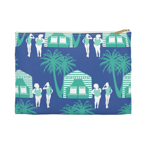 Cabana Small Flat Zip Pouch for Fashionable Storage