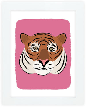 Tiger Face Art Print