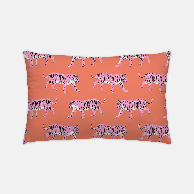 Vibrant Tigers Indoor/Outdoor Pillow - Lumbar