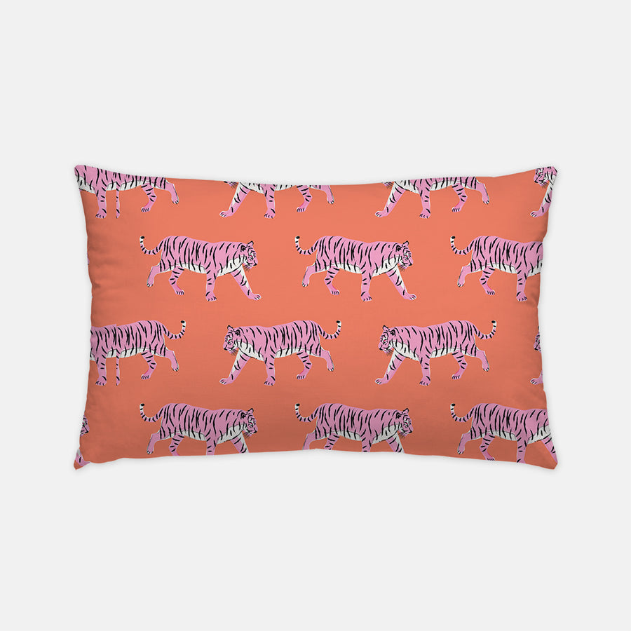 Vibrant Tigers Indoor/Outdoor Pillow - Lumbar