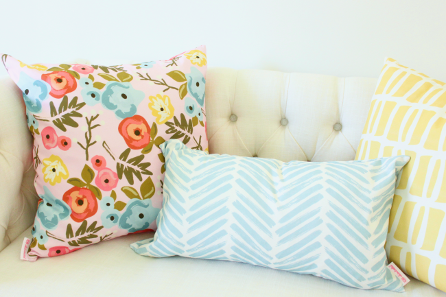 Bloom Blush Pillow Cover Selection