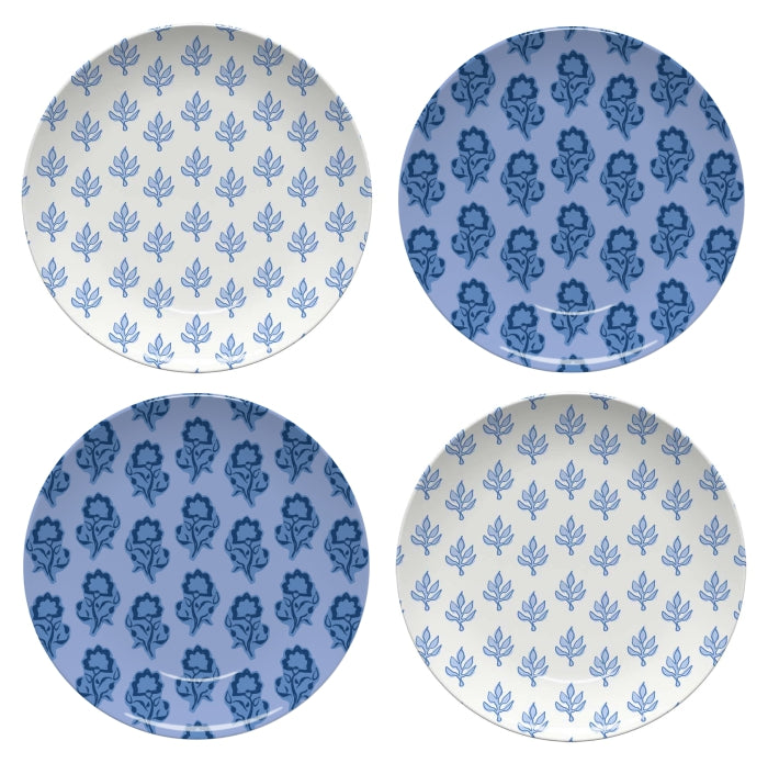 Flora/Maya Blue Plate Set