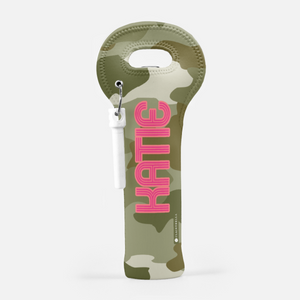 Camo Green Wine Bag - Carry Your Wine in Fashion