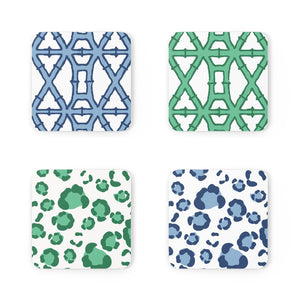 Chinoiserie Blue - Green Coaster Set