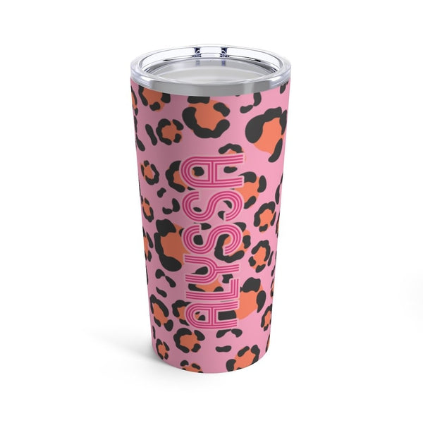 Anything But Ordinary Leopard Pink Tumbler -Fashionable Drinkware – CB  Studio