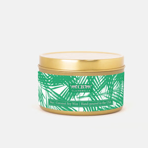 New! Tin Candle - Palm Sand & Surf