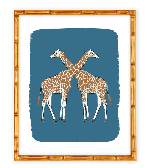 Giraffe l Art Print