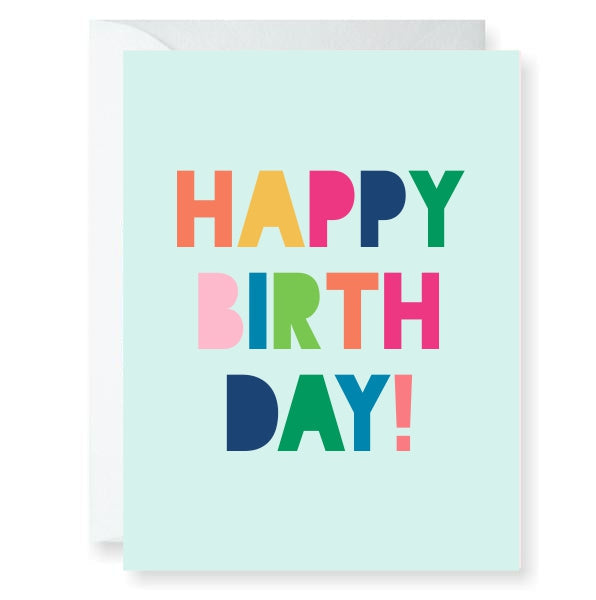 Wholesale Colorful Birthday Greeting Card