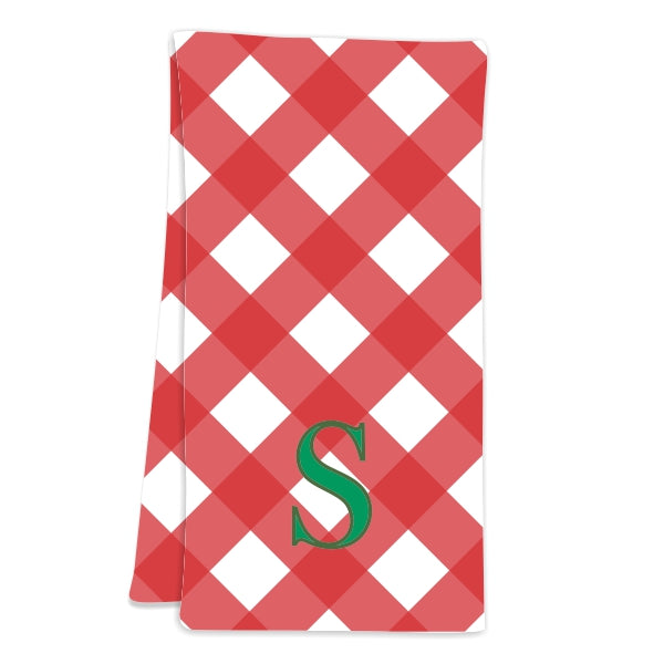 Gingham Red Hostess Towel