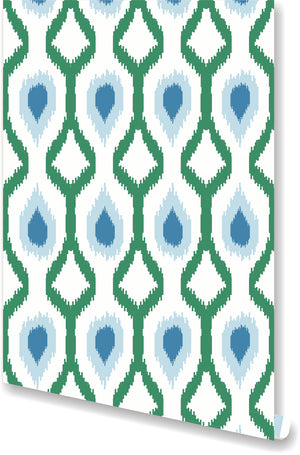 Ikat Wallpaper - Fashionable Wall Decor