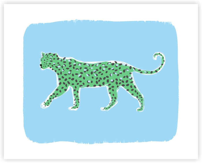 Leopard Prowl Vibrant Art Print