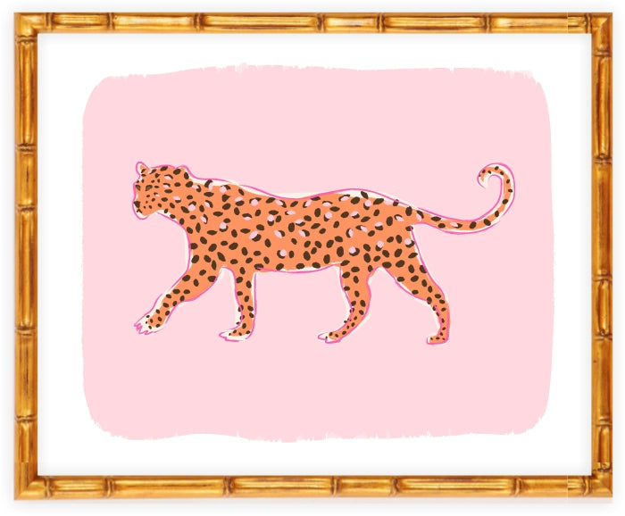 Leopard Prowl Vibrant Art Print