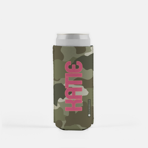 Camo Slim Can Cooler