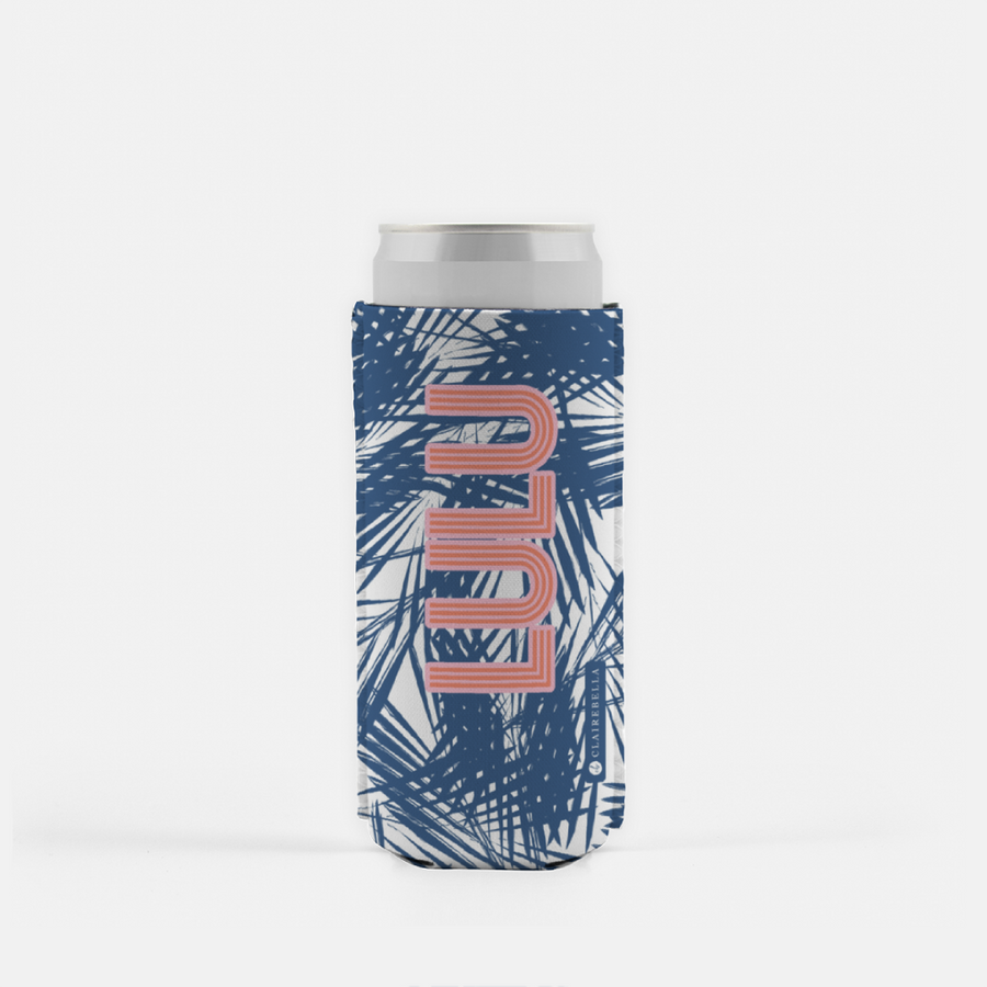 Palm Slim Can Cooler
