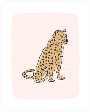 Leopard at Rest Art Print