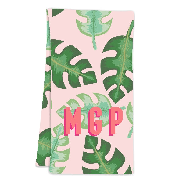 Tropical Pink Hostess Towel