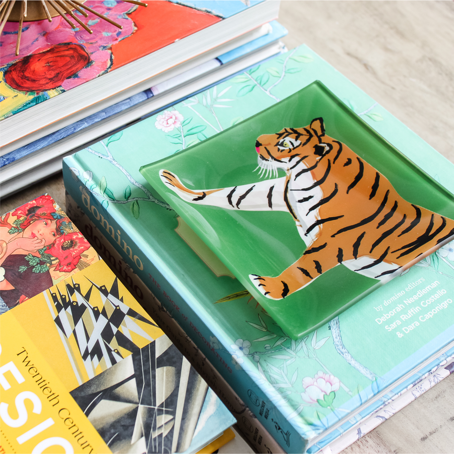 Stylish Tiger Design Serving Tray from Clairebella – CB Studio