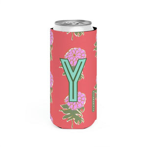 Kyra Single Initial Slim Can Cooler