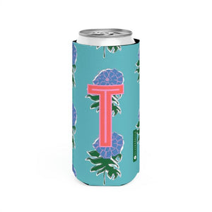 Kyra Single Initial Slim Can Cooler