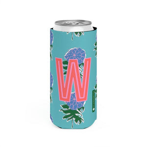 Kyra Single Initial Slim Can Cooler