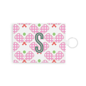 Pickleball Single Initial Card Case